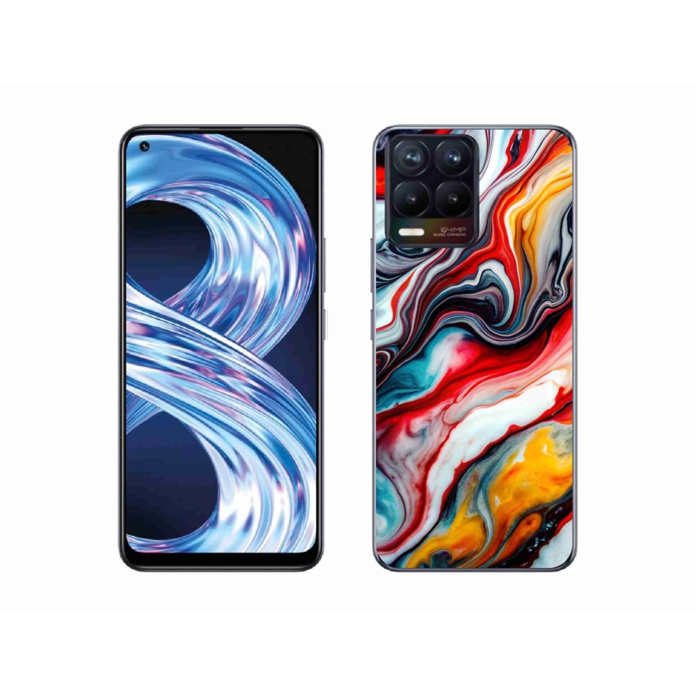 Gélový kryt mmCase na Realme 8 Pro - abstraktný motív 35