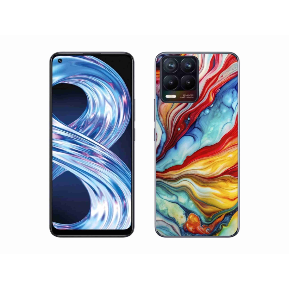 Gélový kryt mmCase na Realme 8 Pro - abstraktný motív 58