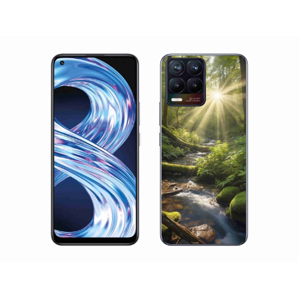 Gélový kryt mmCase na Realme 8 Pro - hlbina lesa