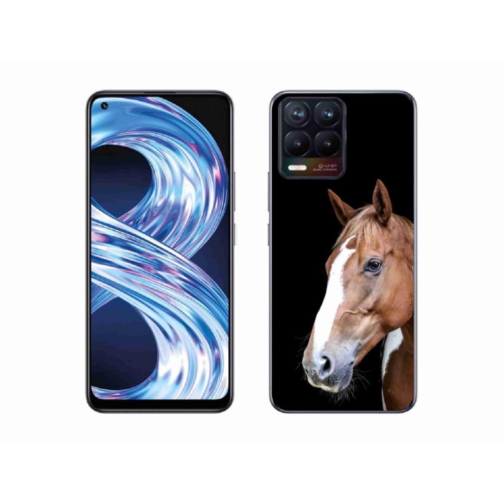 Gélový kryt mmCase na Realme 8 Pro - hnedý kôň 3