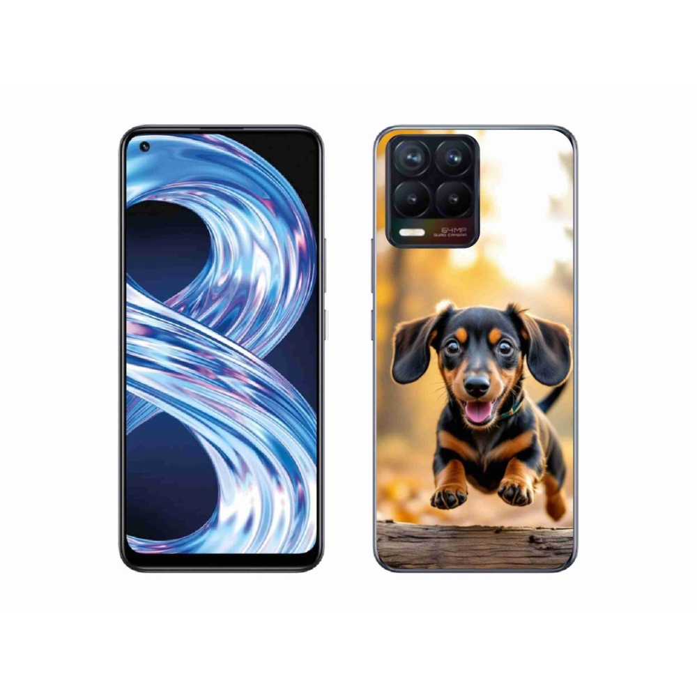 Gélový kryt mmCase na Realme 8 Pro - jazvečík 2