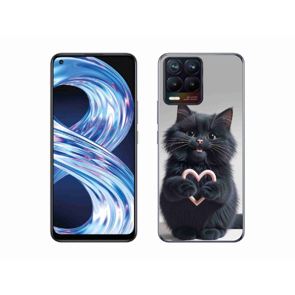 Gélový kryt mmCase na Realme 8 Pro - mačacia láska 3