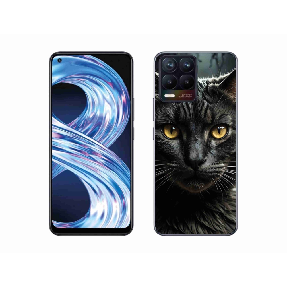Gélový kryt mmCase na Realme 8 Pro - mačacie pohľad 3