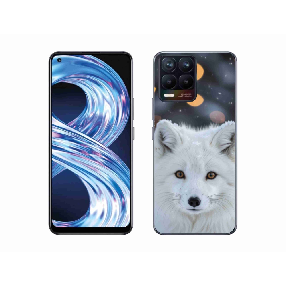Gélový kryt mmCase na Realme 8 Pro - líška polárna