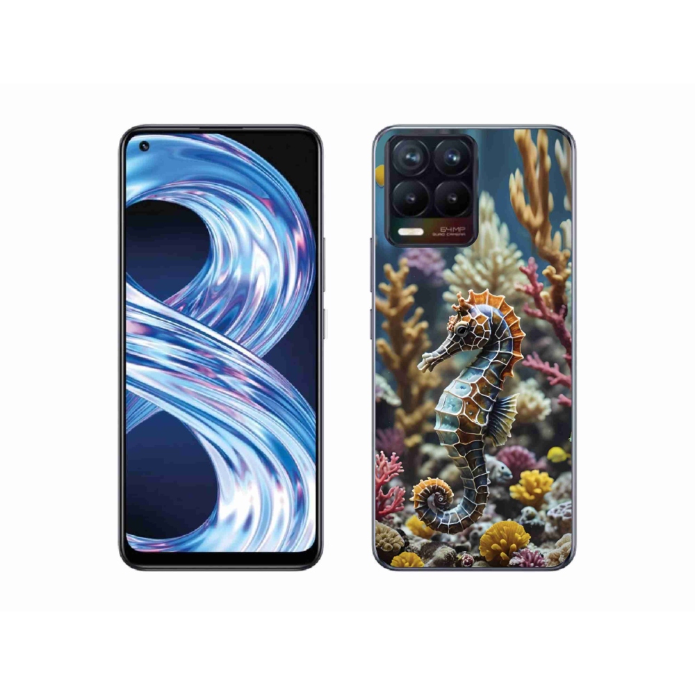 Gélový kryt mmCase na Realme 8 Pro - morský koník 2