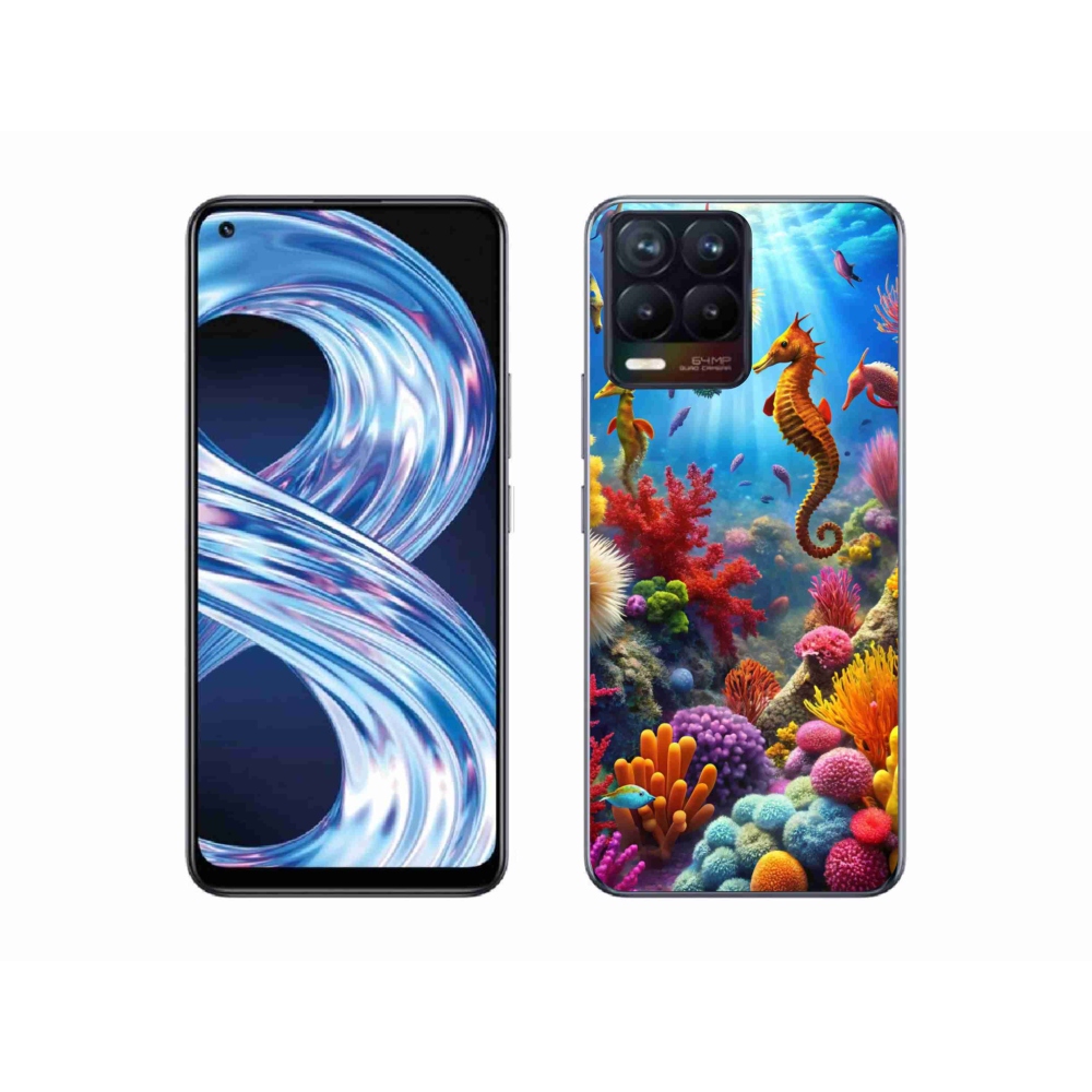 Gélový kryt mmCase na Realme 8 Pro - morský svet 3