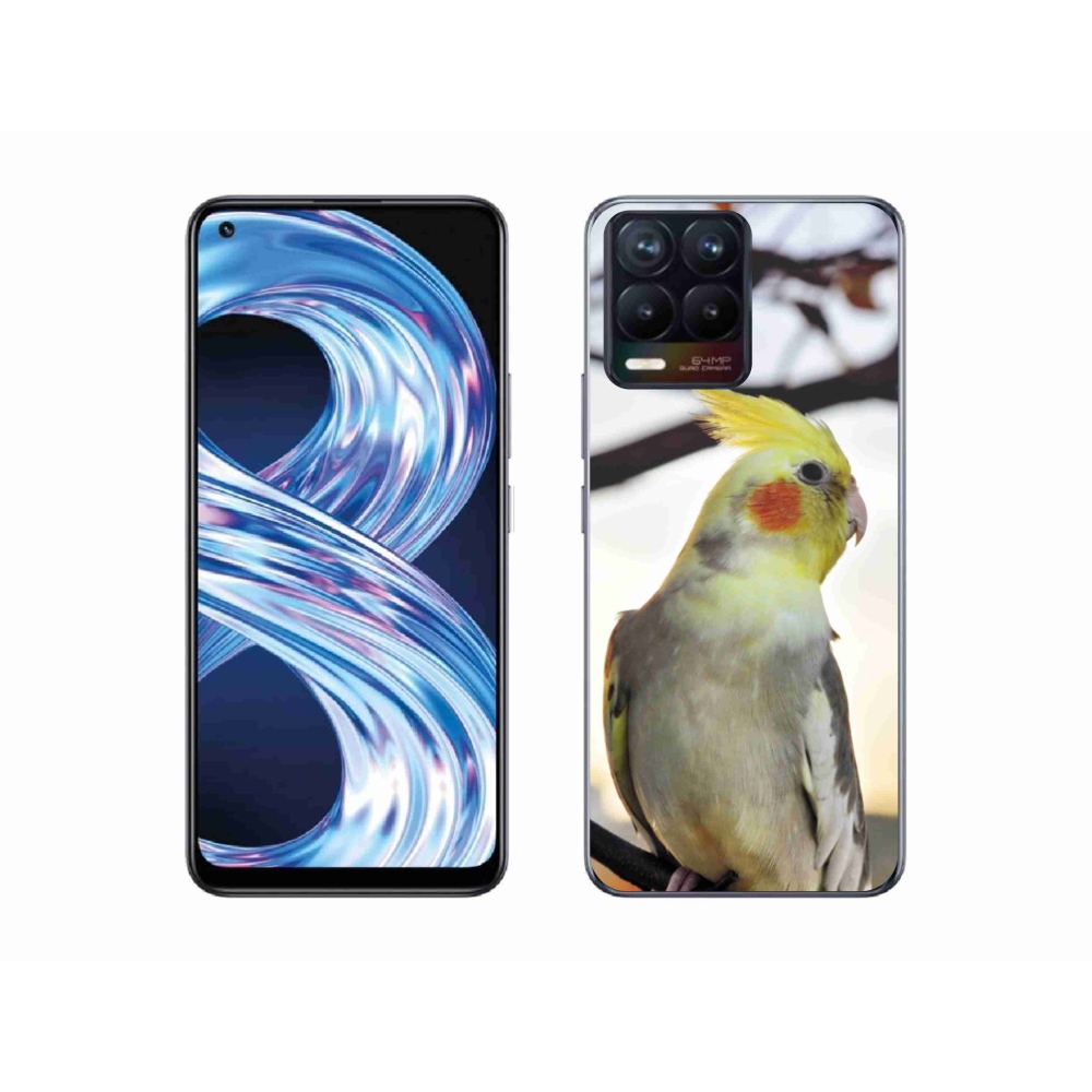 Gélový kryt mmCase na Realme 8 Pro - papagáj korela
