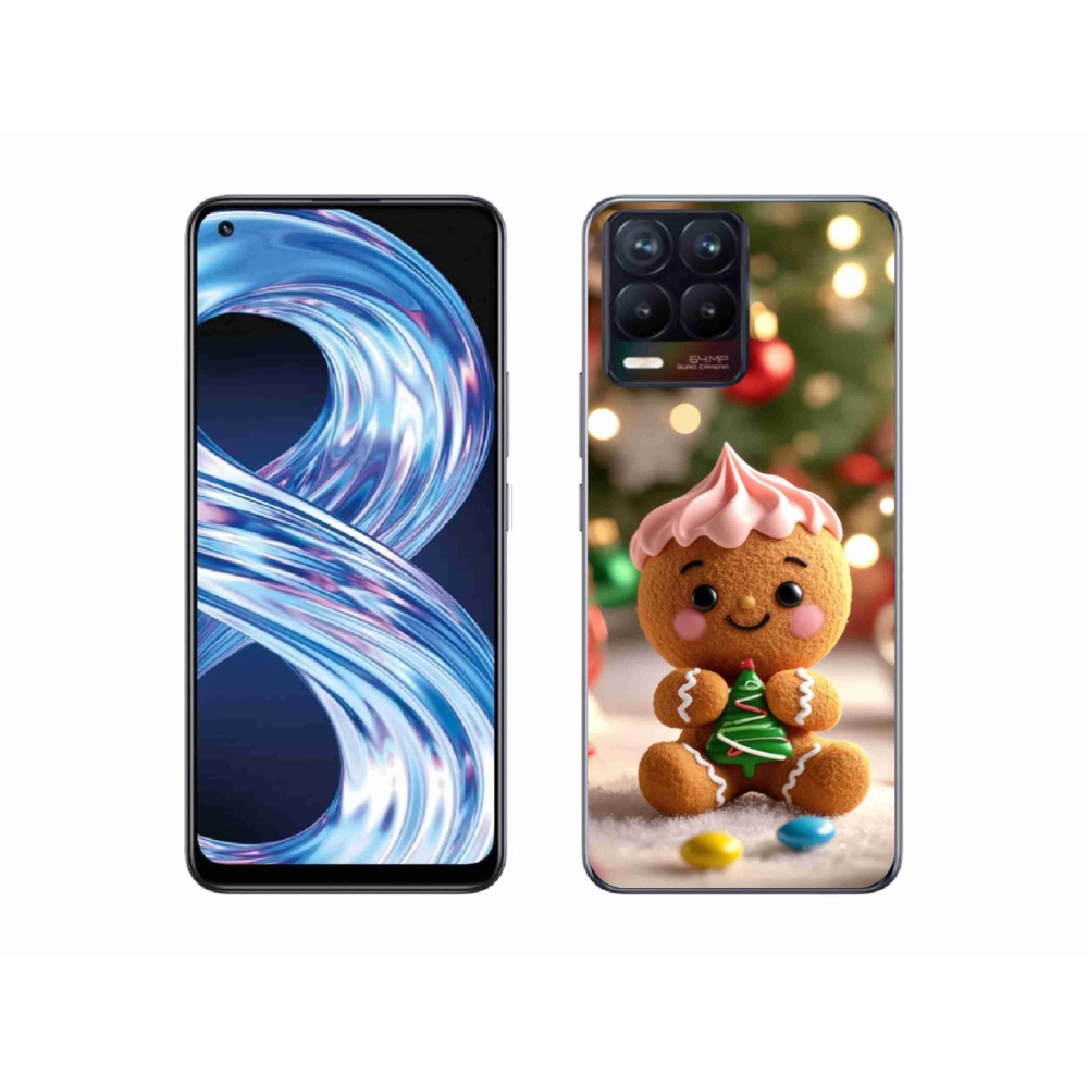 Gélový kryt mmCase na Realme 8 Pro - perníček