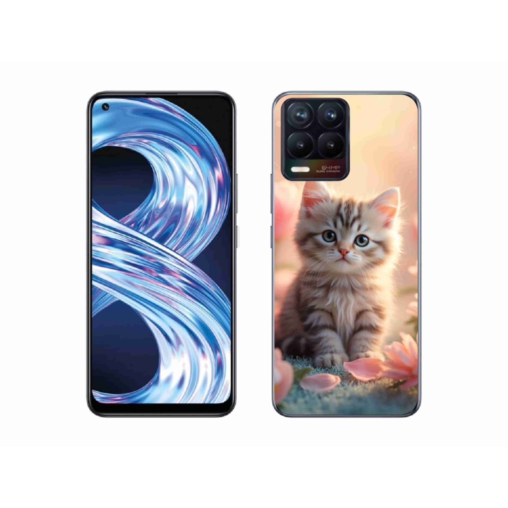 Gélový kryt mmCase na Realme 8 Pro - roztomilé mačiatko 8