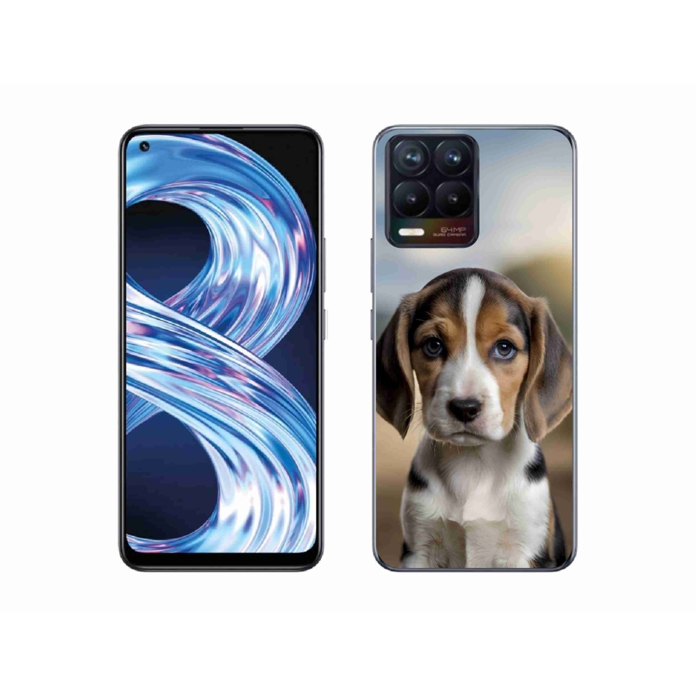 Gélový kryt mmCase na Realme 8 Pro - roztomilý bígl