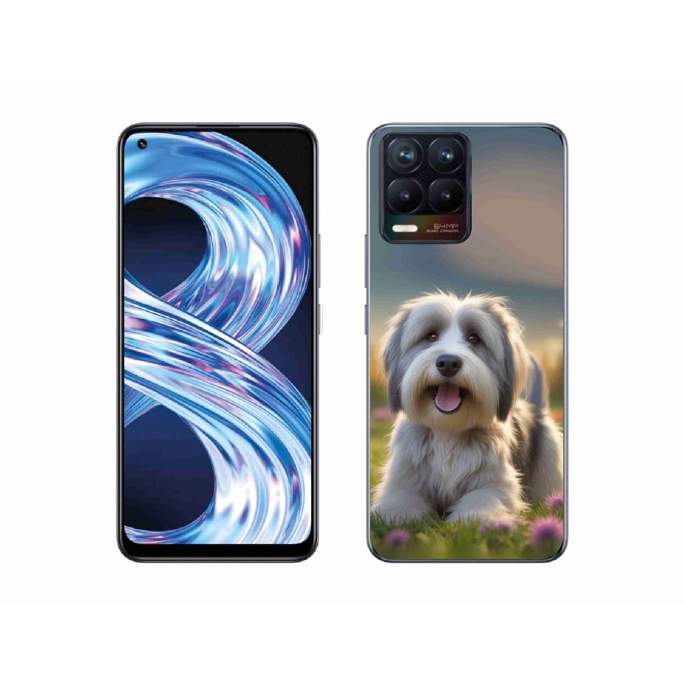 Gélový kryt mmCase na Realme 8 Pro - roztomilý havanský psík