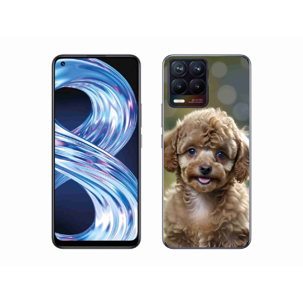 Gélový kryt mmCase na Realme 8 Pro - roztomilý pudel