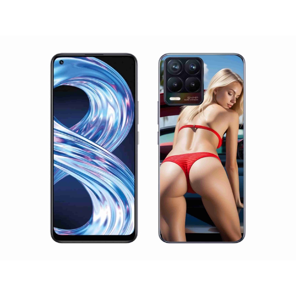 Gélový kryt mmCase na Realme 8 Pro - sexy žena 2