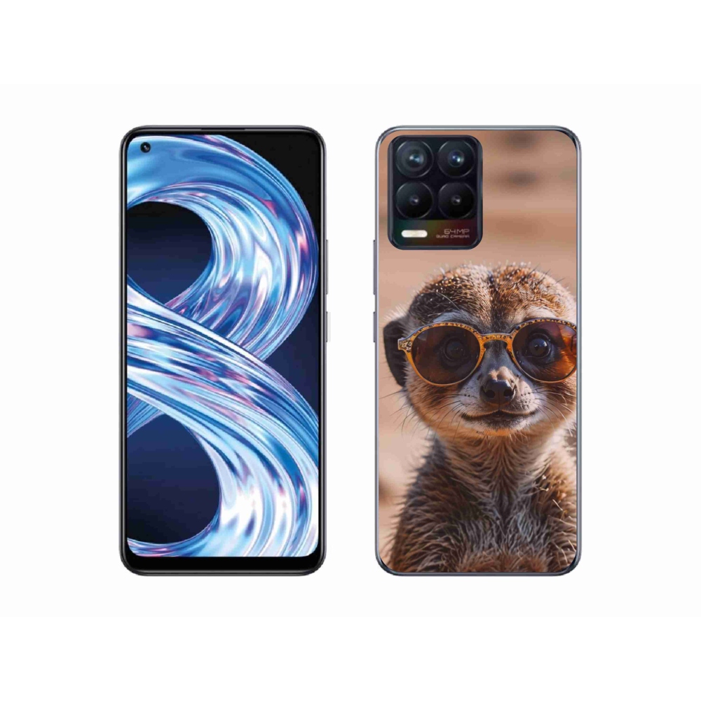 Gélový kryt mmCase na Realme 8 Pro - štýlová surikata