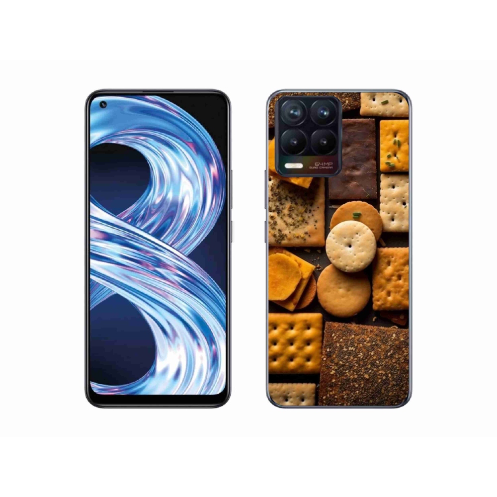 Gélový kryt mmCase na Realme 8 Pro - sušienky