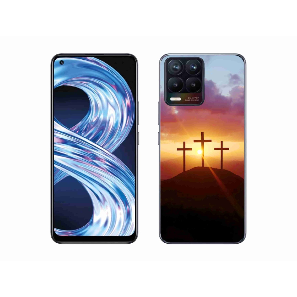 Gélový kryt mmCase na Realme 8 Pro - tri kríža