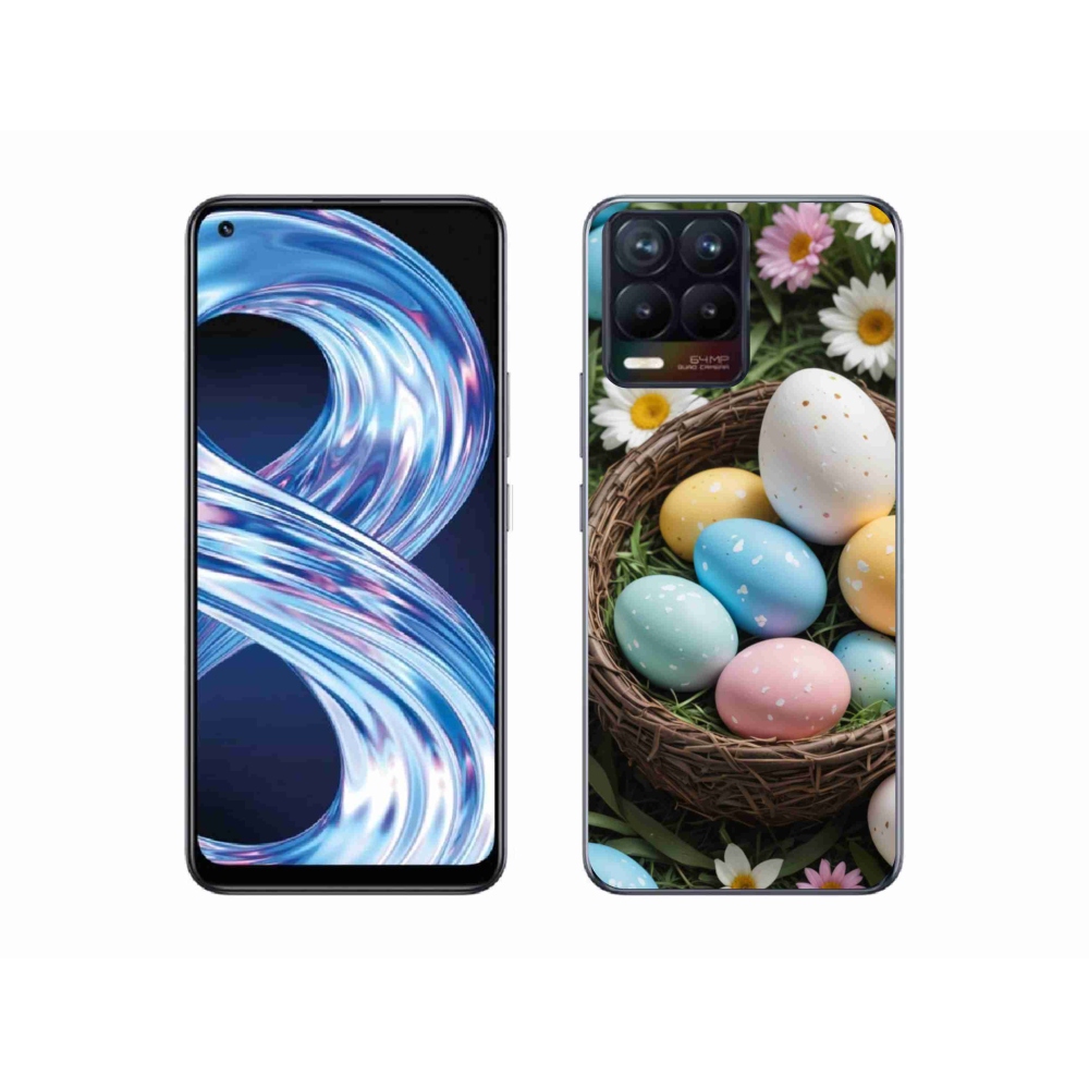 Gélový kryt mmCase na Realme 8 Pro - veľkonočné vajíčka 2