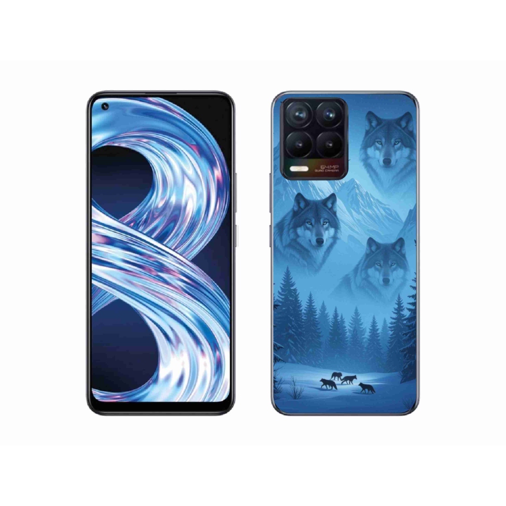 Gélový kryt mmCase na Realme 8 Pro - vlčia svorka