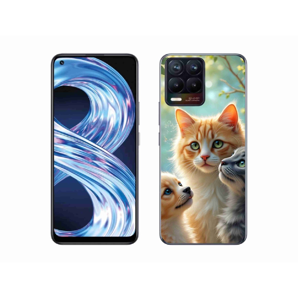 Gélový kryt mmCase na Realme 8 Pro - zvieracie priateľstvo 2