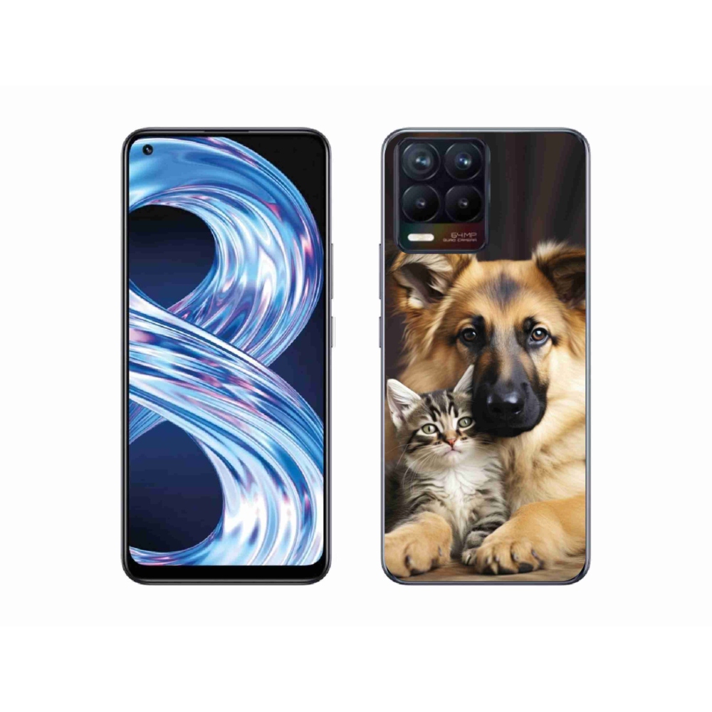 Gélový kryt mmCase na Realme 8 Pro - zvieracie priateľstvo