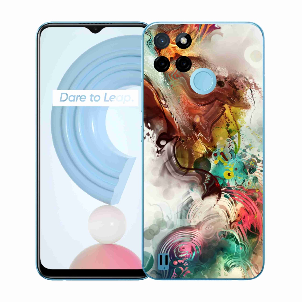 Gélový kryt mmCase na Realme C21Y/C25Y - abstrakt 1