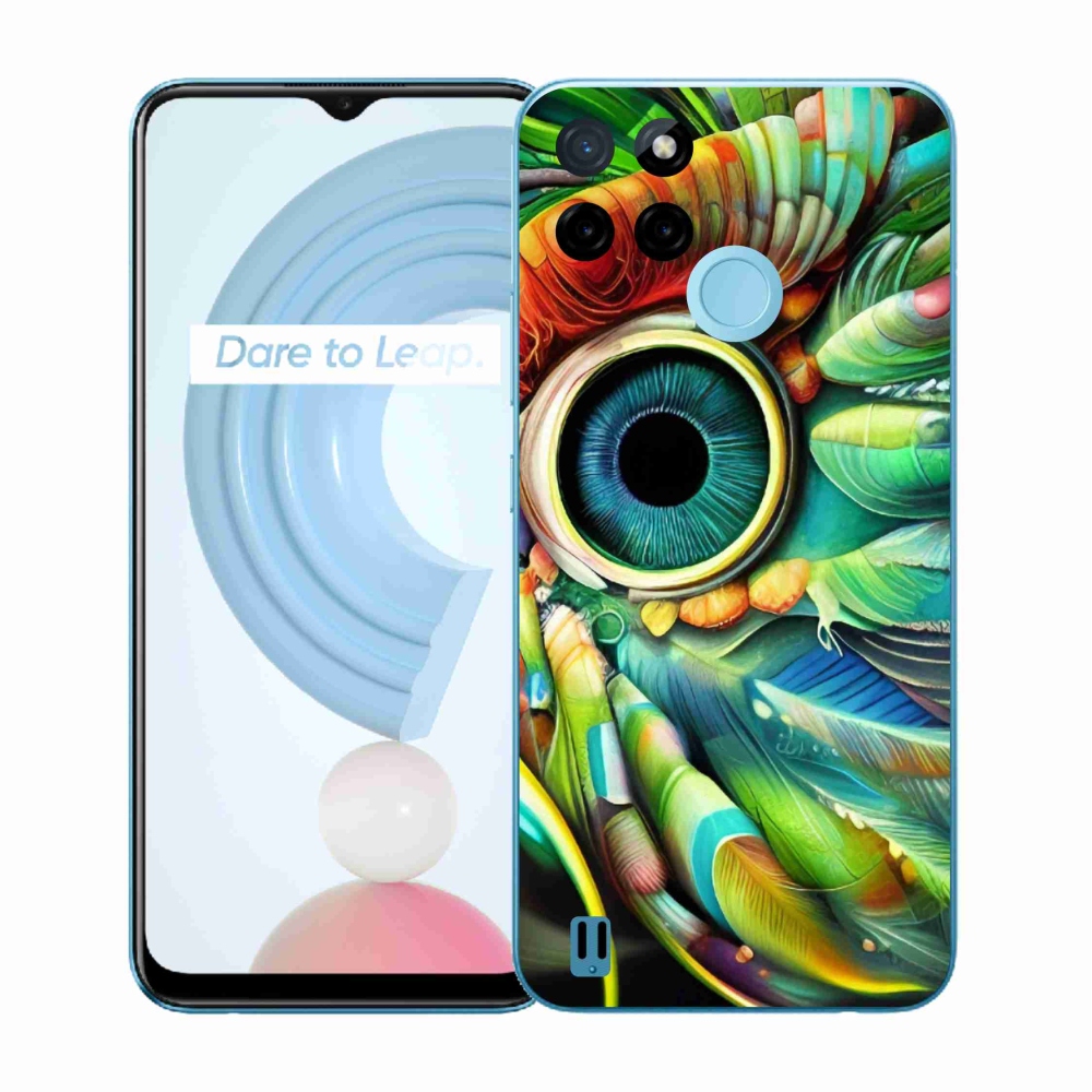 Gélový kryt mmCase na Realme C21Y/C25Y - abstraktný motív 18