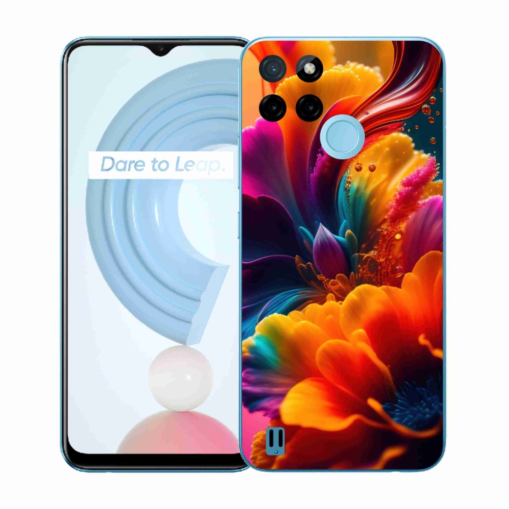 Gélový kryt mmCase na Realme C21Y/C25Y - abstraktný motív 2