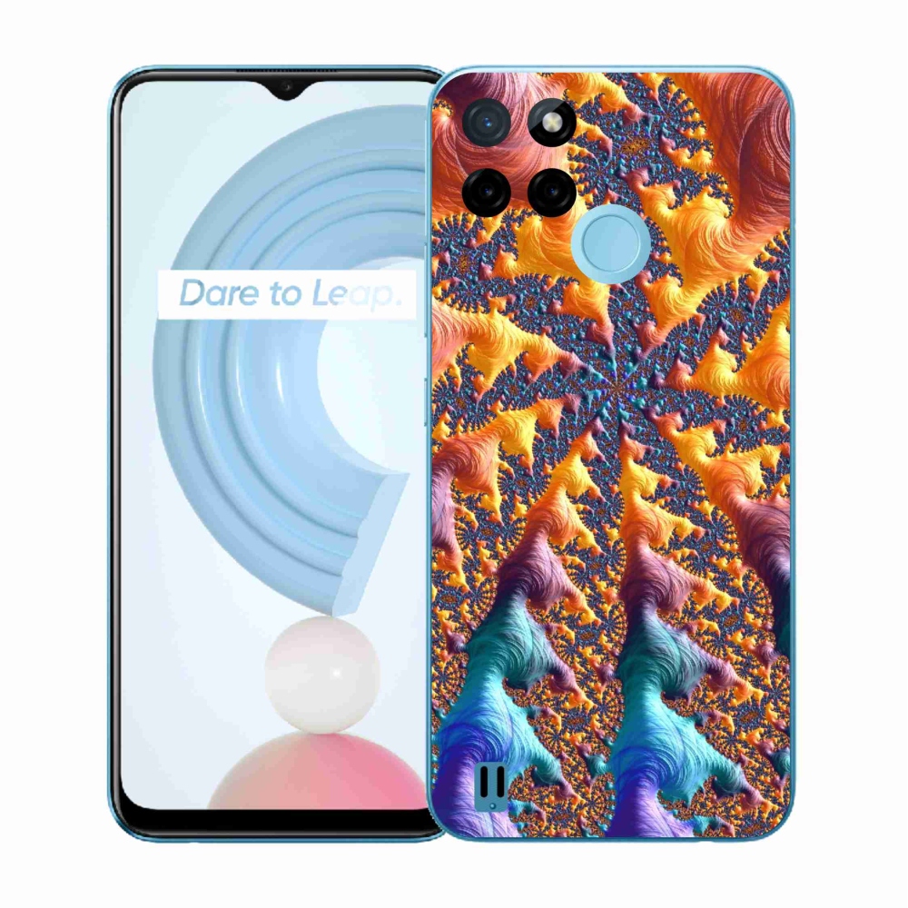 Gélový kryt mmCase na Realme C21Y/C25Y - abstraktný motív 23
