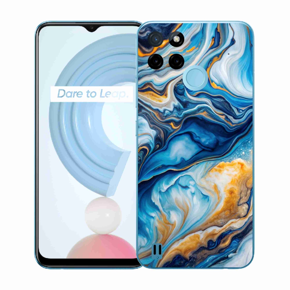 Gélový kryt mmCase na Realme C21Y/C25Y - abstraktný motív 34
