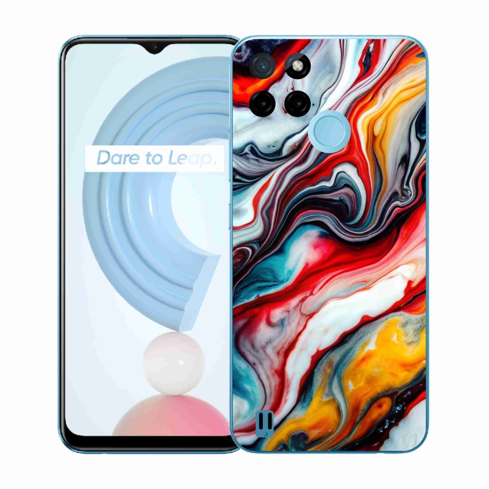 Gélový kryt mmCase na Realme C21Y/C25Y - abstraktný motív 35
