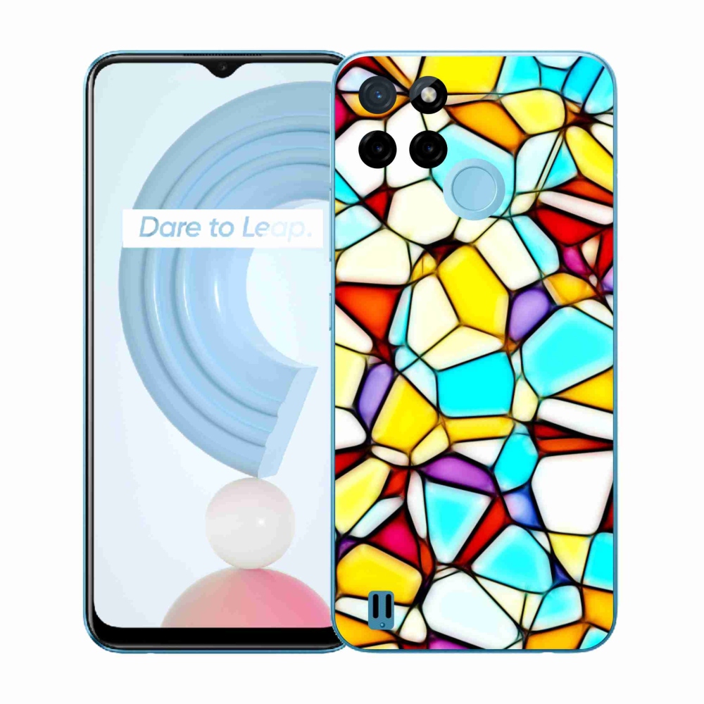 Gélový kryt mmCase na Realme C21Y/C25Y - abstraktný motív 40