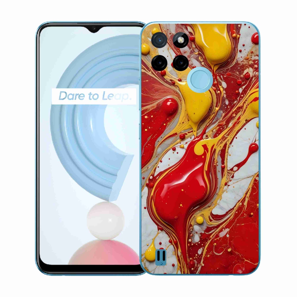 Gélový kryt mmCase na Realme C21Y/C25Y - abstraktný motív 42