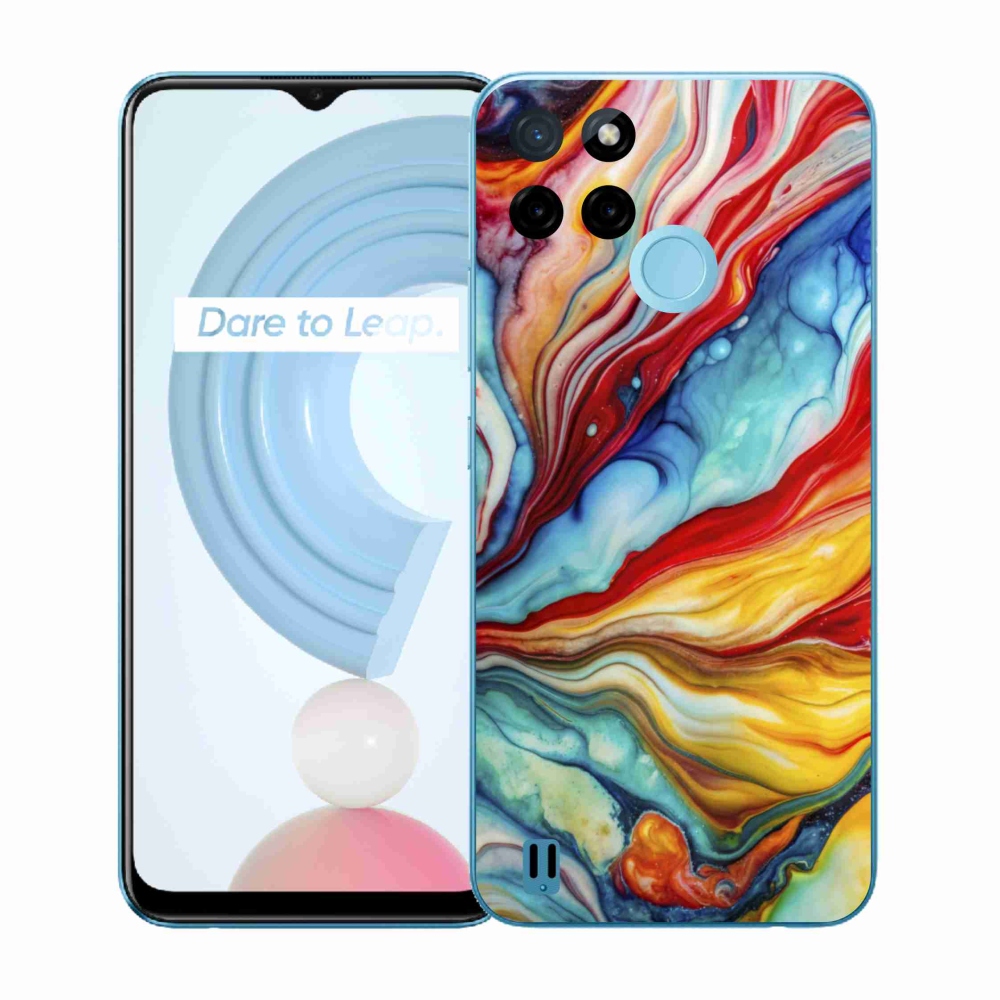 Gélový kryt mmCase na Realme C21Y/C25Y - abstraktný motív 58