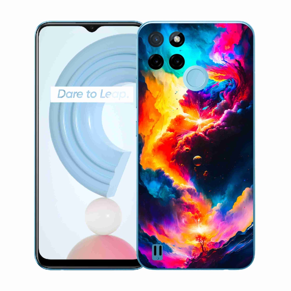 Gélový kryt mmCase na Realme C21Y/C25Y - abstraktný motív