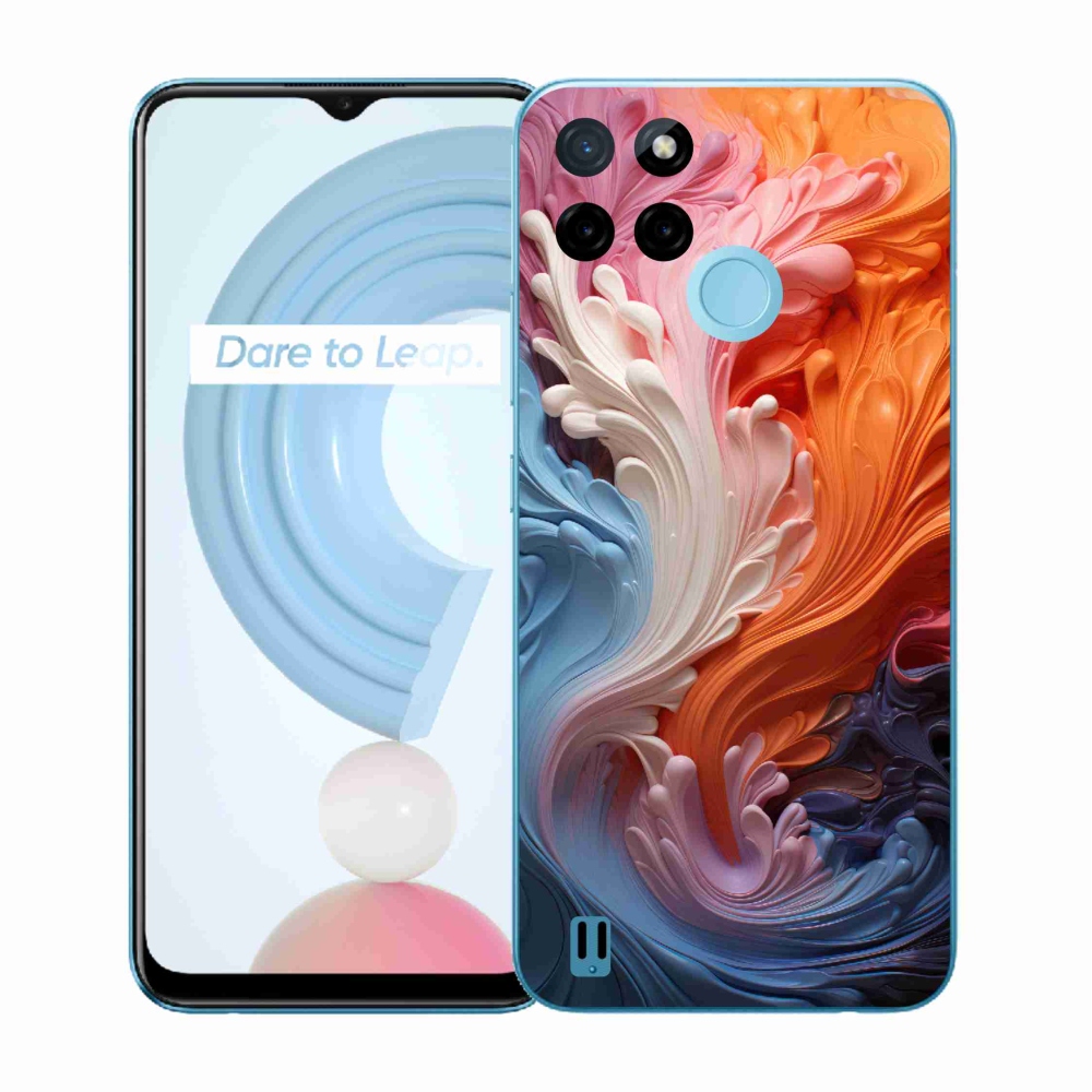 Gélový kryt mmCase na Realme C21Y/C25Y - abstraktný motív 8