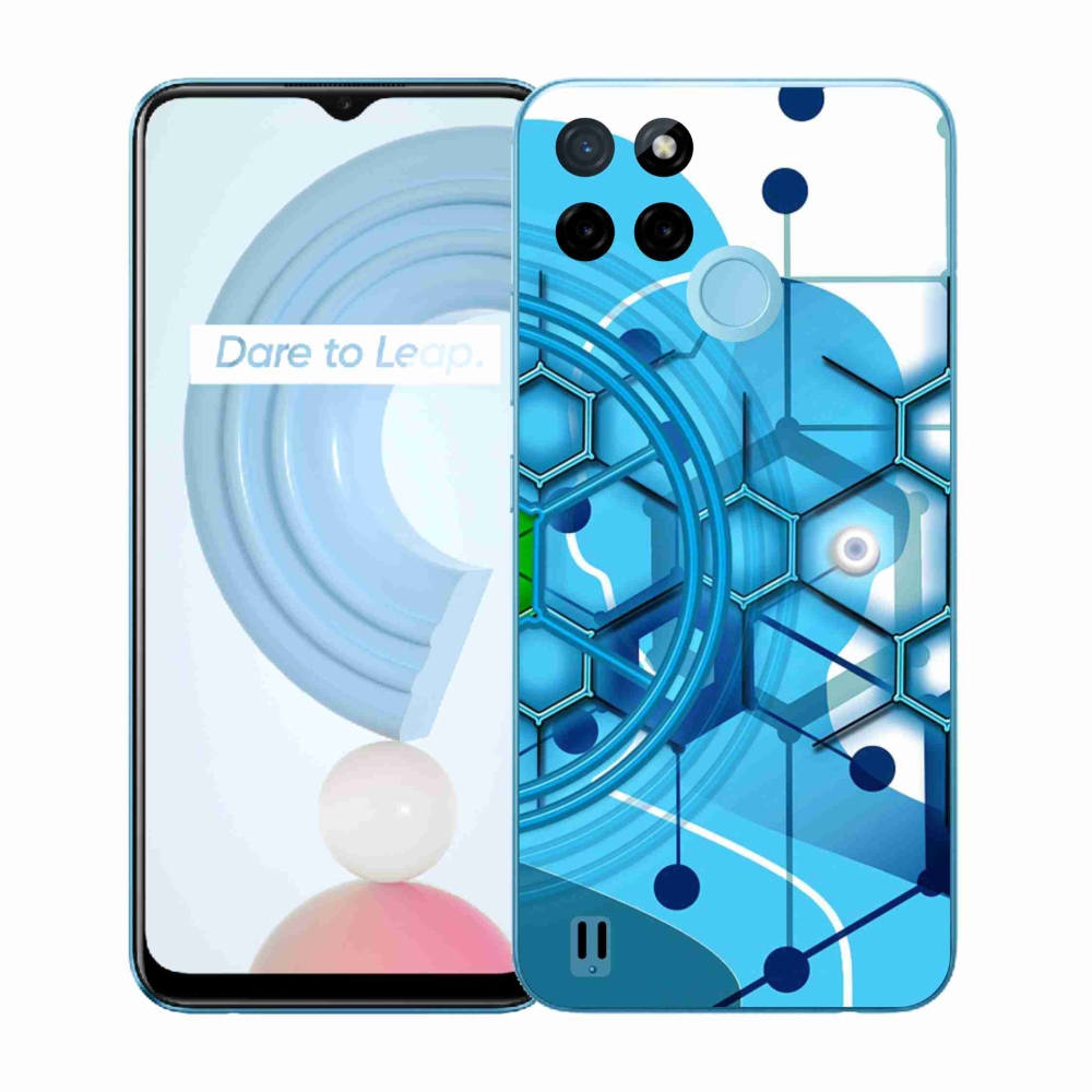 Gélový kryt mmCase na Realme C21Y/C25Y - abstraktný vzor 2