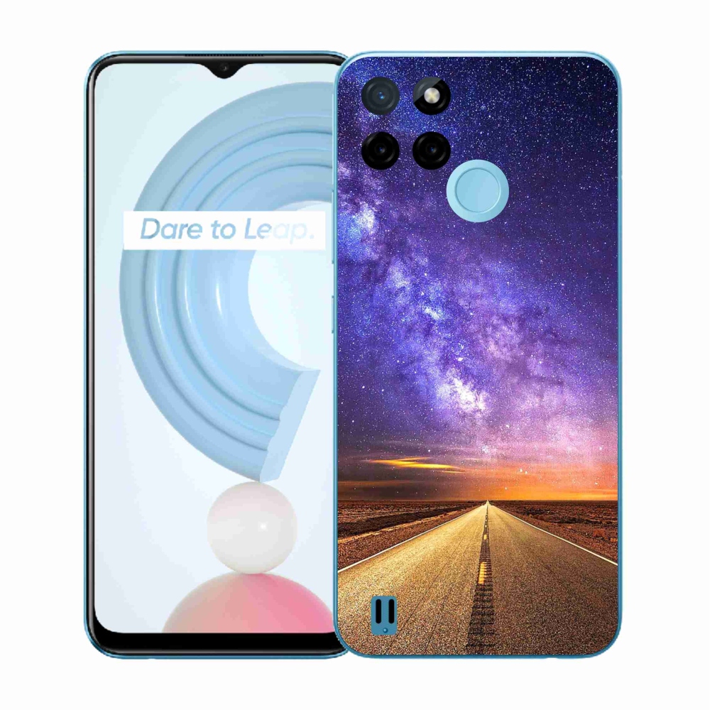 Gélový kryt mmCase na Realme C21Y/C25Y - americká cesta