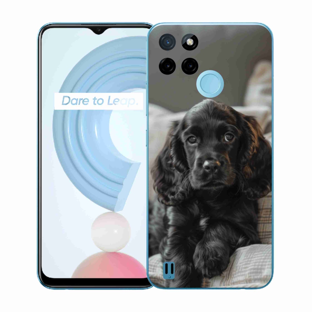 Gélový kryt mmCase na Realme C21Y/C25Y - anglický kokeršpaniel