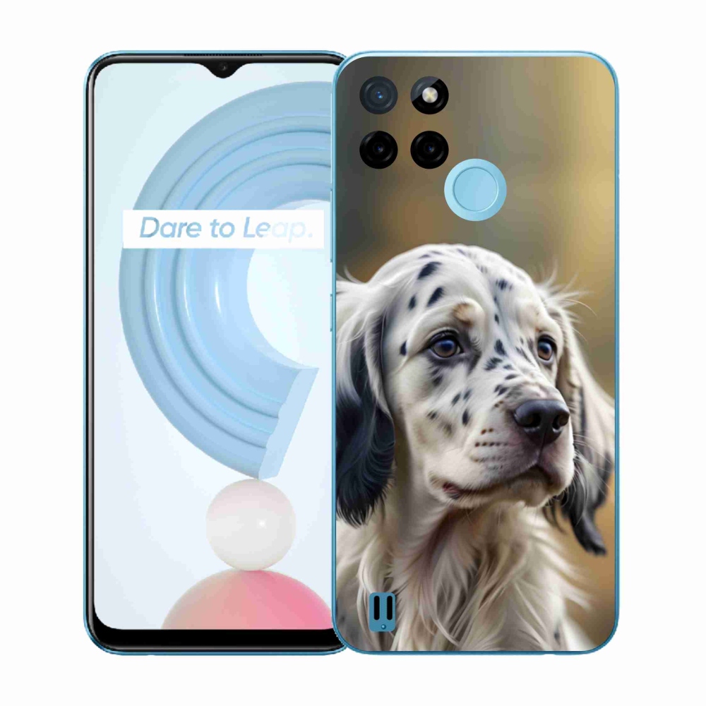 Gélový kryt mmCase na Realme C21Y/C25Y - anglický seter