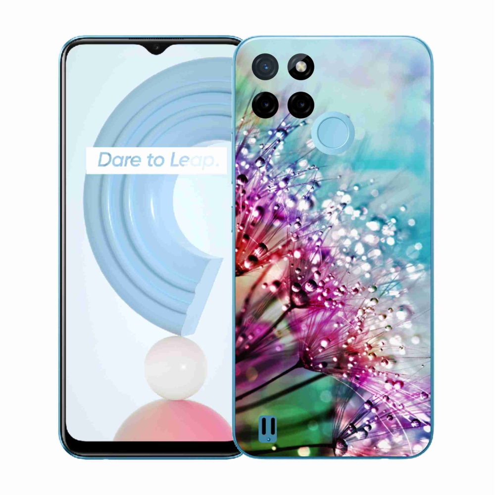 Gélový kryt mmCase na Realme C21Y/C25Y - farebné kvety