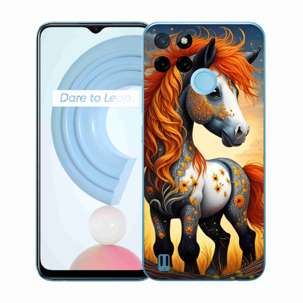 Gélový kryt mmCase na Realme C21Y/C25Y - farebný poník