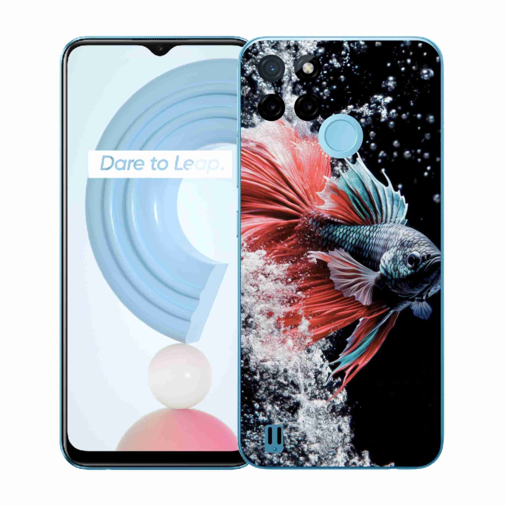 Gélový kryt mmCase na Realme C21Y/C25Y - bojovníčka pestrá