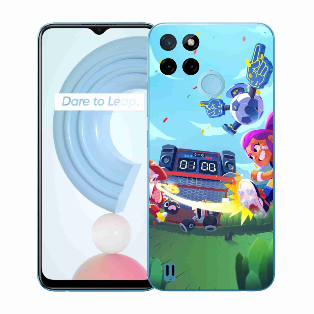 Gélový kryt mmCase na Realme C21Y/C25Y - brawl stars 1