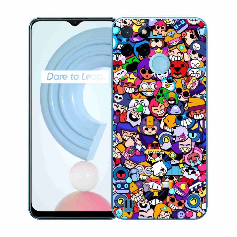 Gélový kryt mmCase na Realme C21Y/C25Y - brawl stars 2