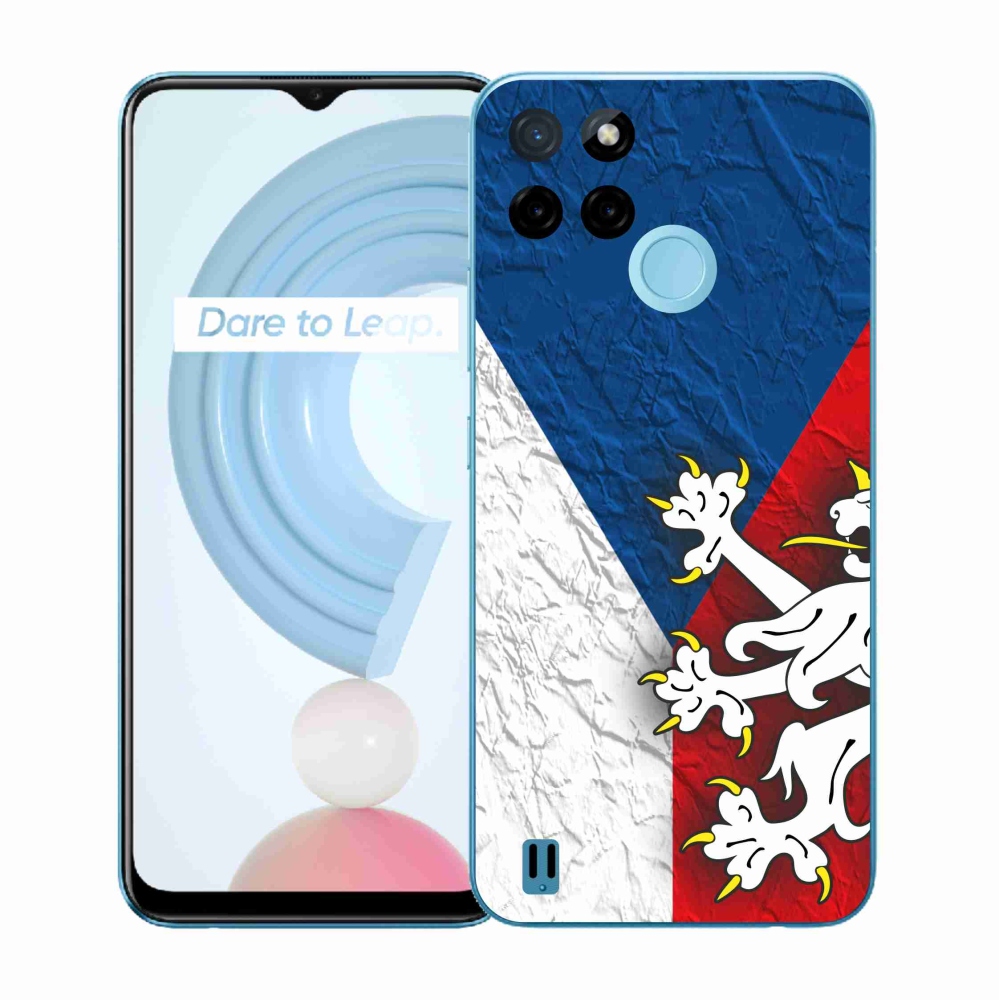 Gélový kryt mmCase na Realme C21Y/C25Y - česká vlajka 1