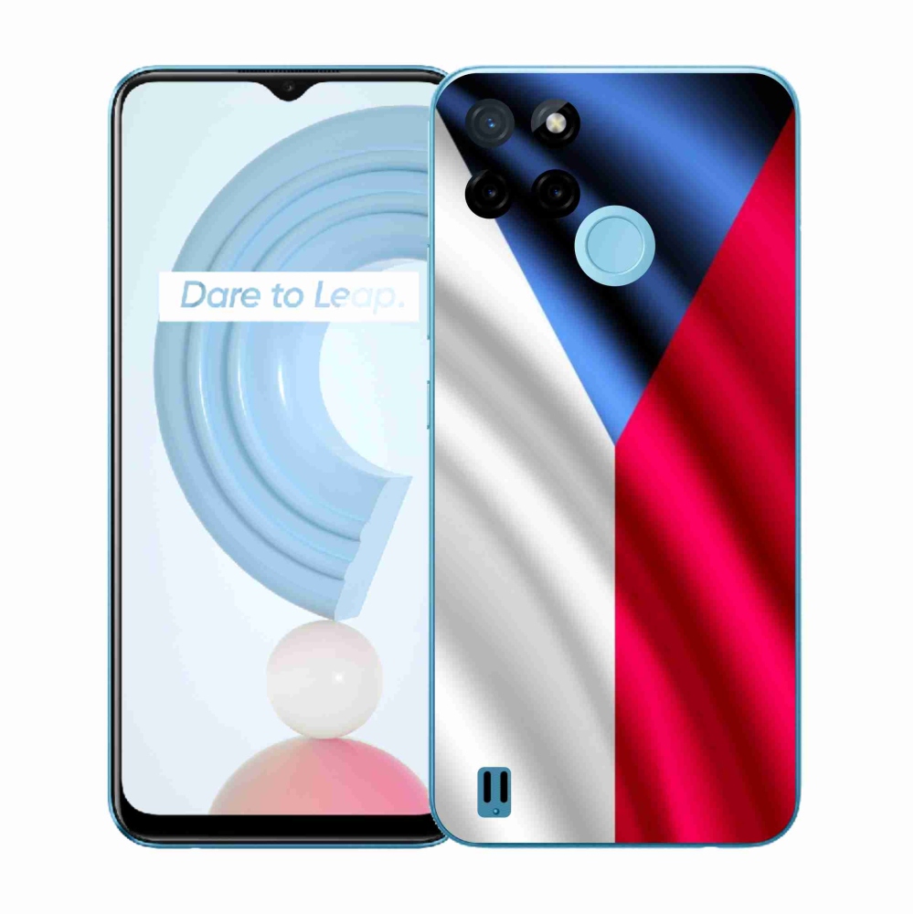 Gélový kryt mmCase na Realme C21Y/C25Y - česká vlajka