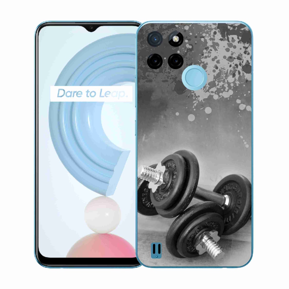Gélový kryt mmCase na Realme C21Y/C25Y - činky 1