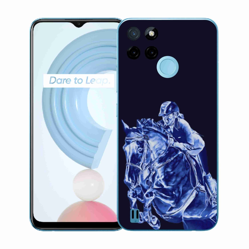 Gélový kryt mmCase na Realme C21Y/C25Y - dostihový kôň