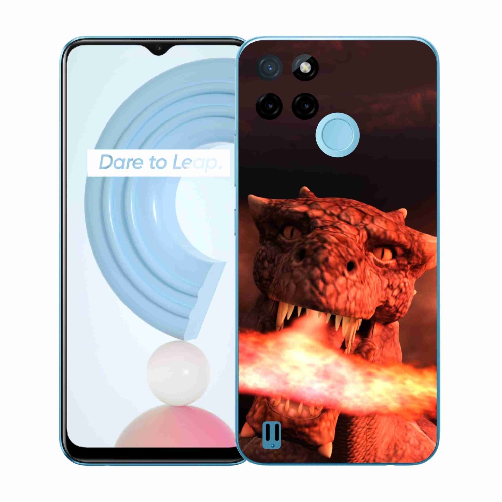 Gélový kryt mmCase na Realme C21Y/C25Y - drak