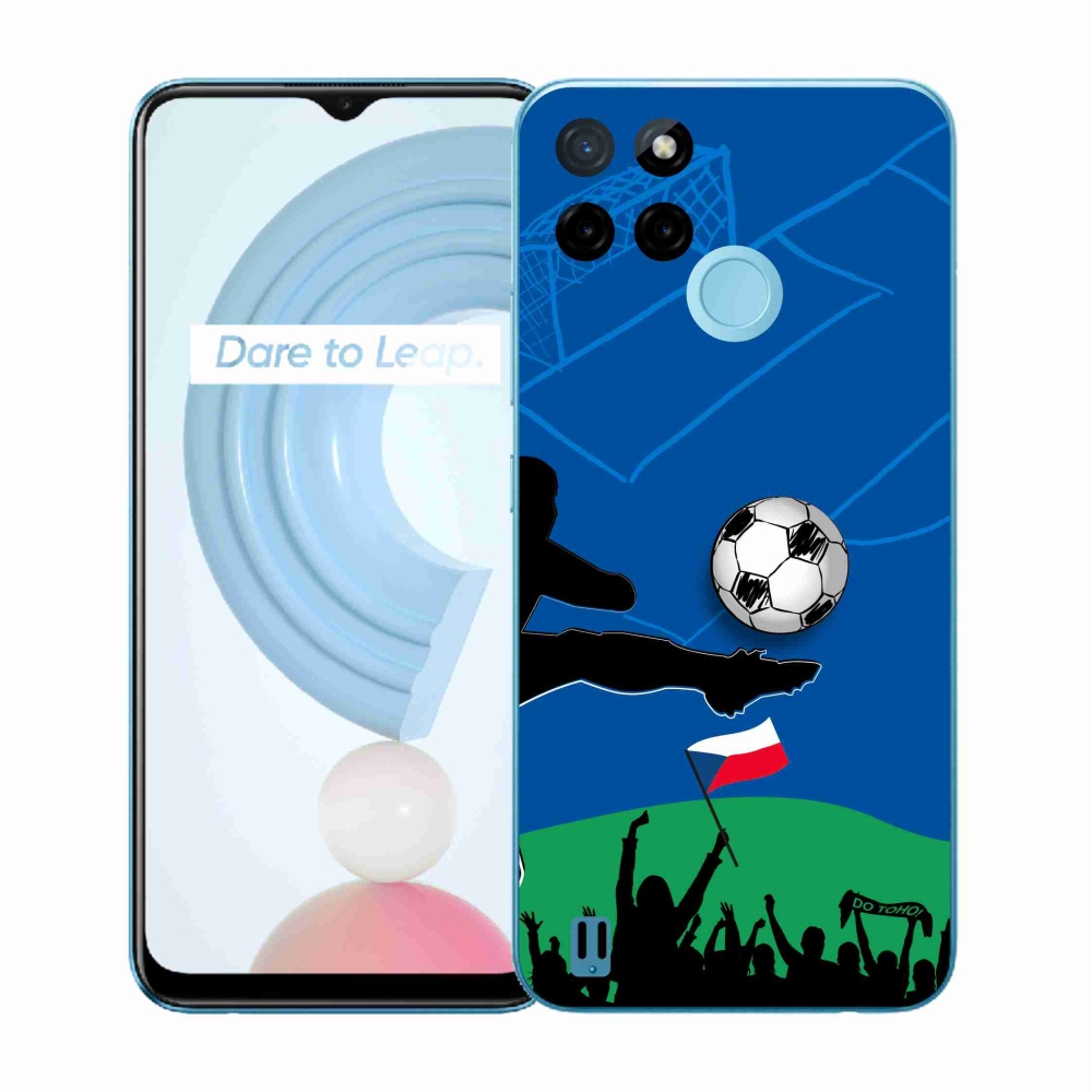 Gélový kryt mmCase na Realme C21Y/C25Y - fanúšikovia futbalu